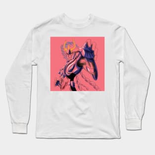 ikki the phoenix saint in immortal myth cloth in saint seiya art ecopop Long Sleeve T-Shirt